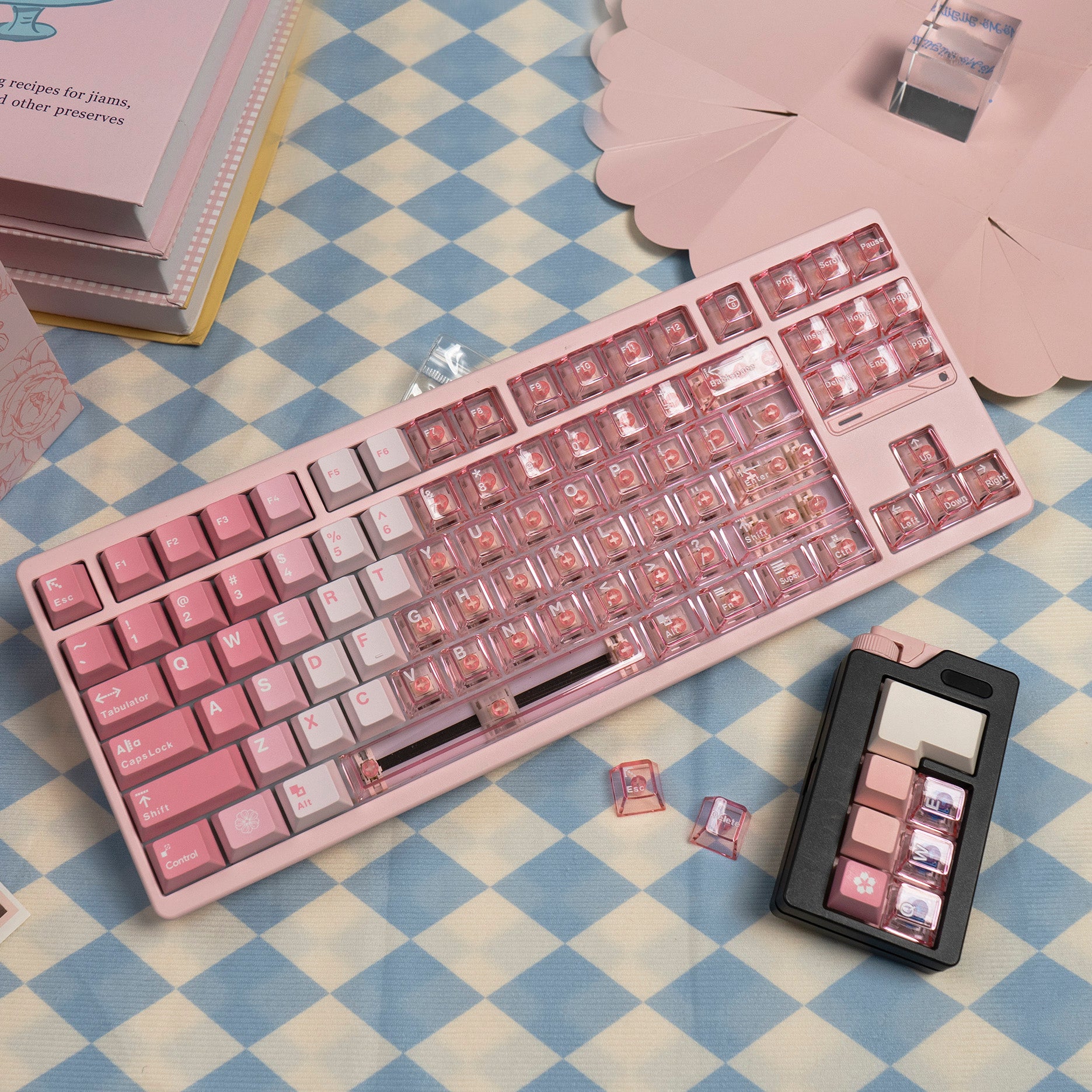 Aifei Keycap Hawaii Snow Mountain R2 PBT+PC Cherry Profile