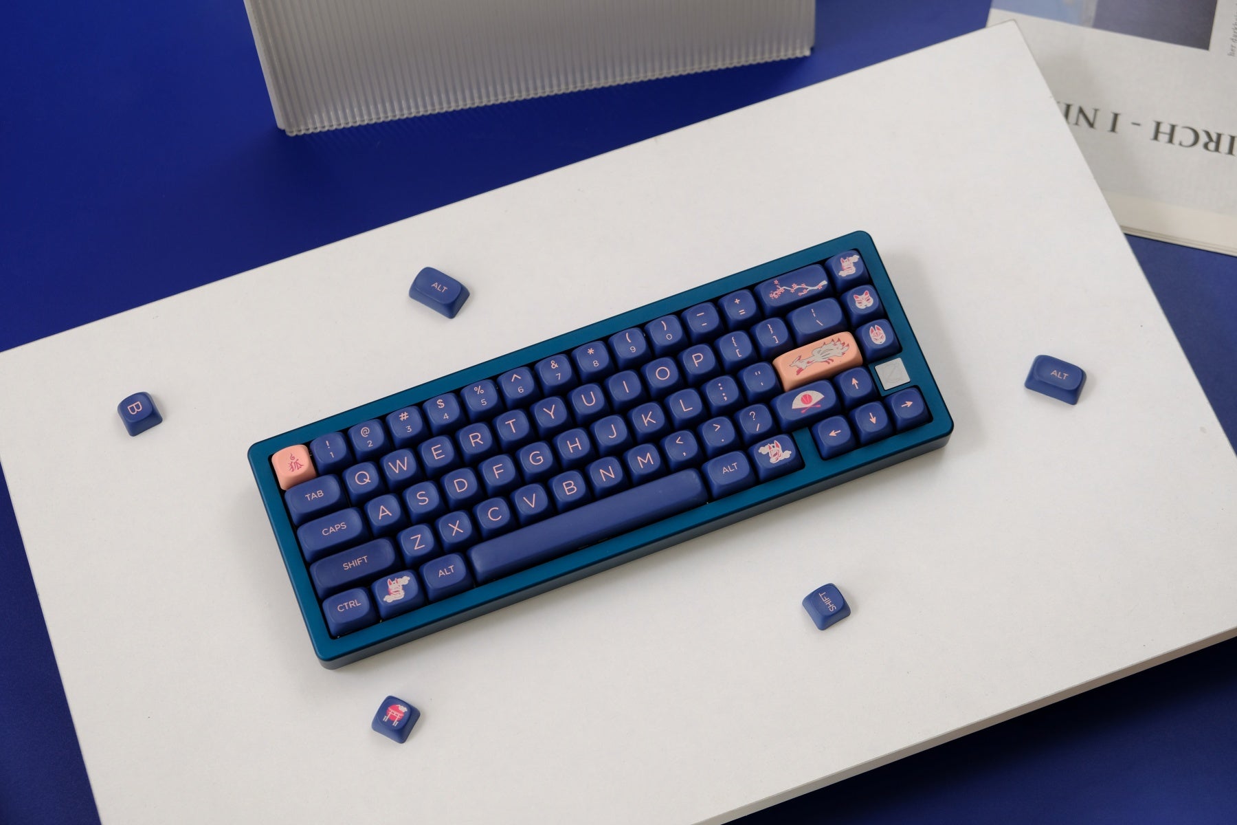 On Fox PBT Cherry Profile Keycaps - AiFeiKeycap