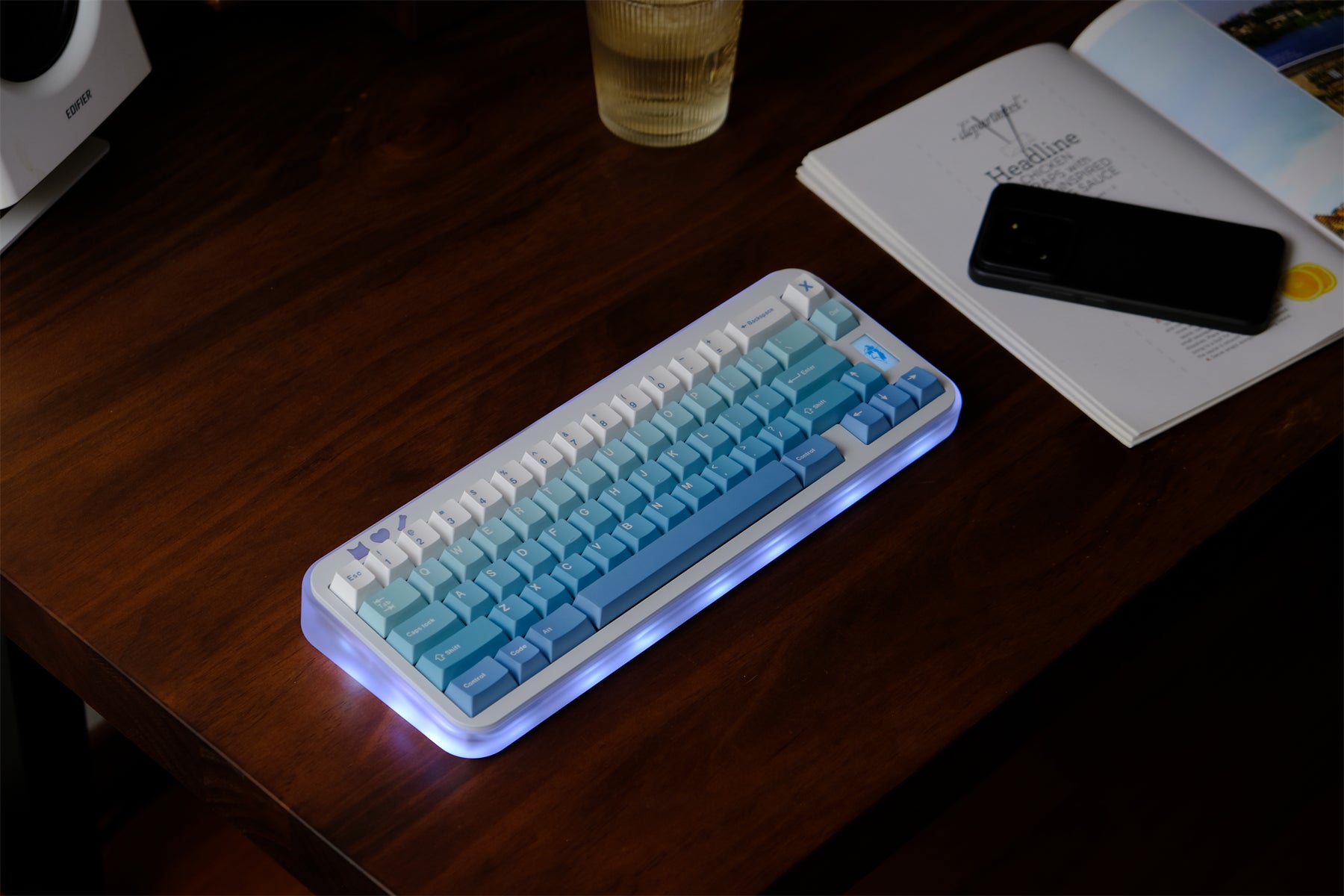 AiFei Snow Mountain Gradient PBT Cherry Keycaps - AiFeiKeycap