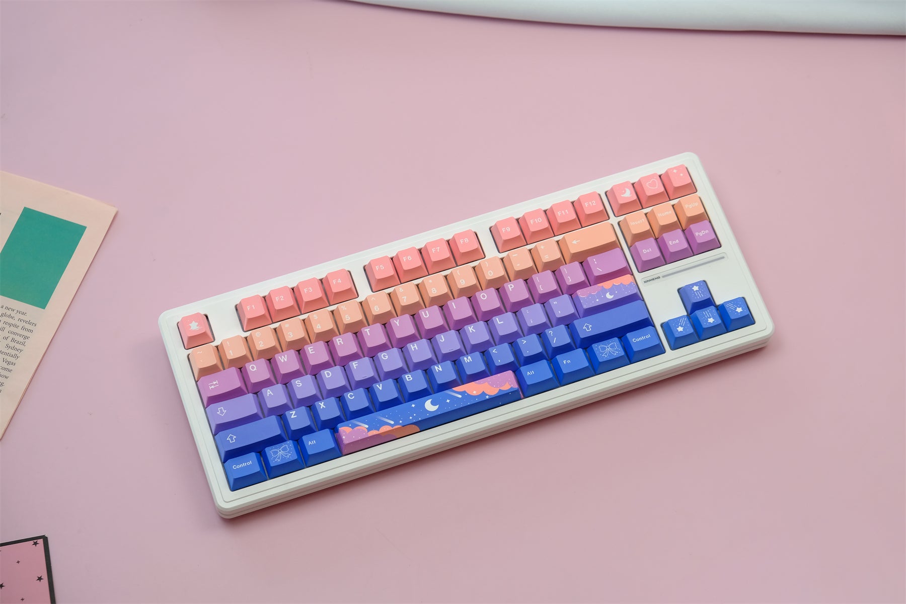 AiFei Star & Moon PBT Cherry Keycaps - AiFeiKeycap