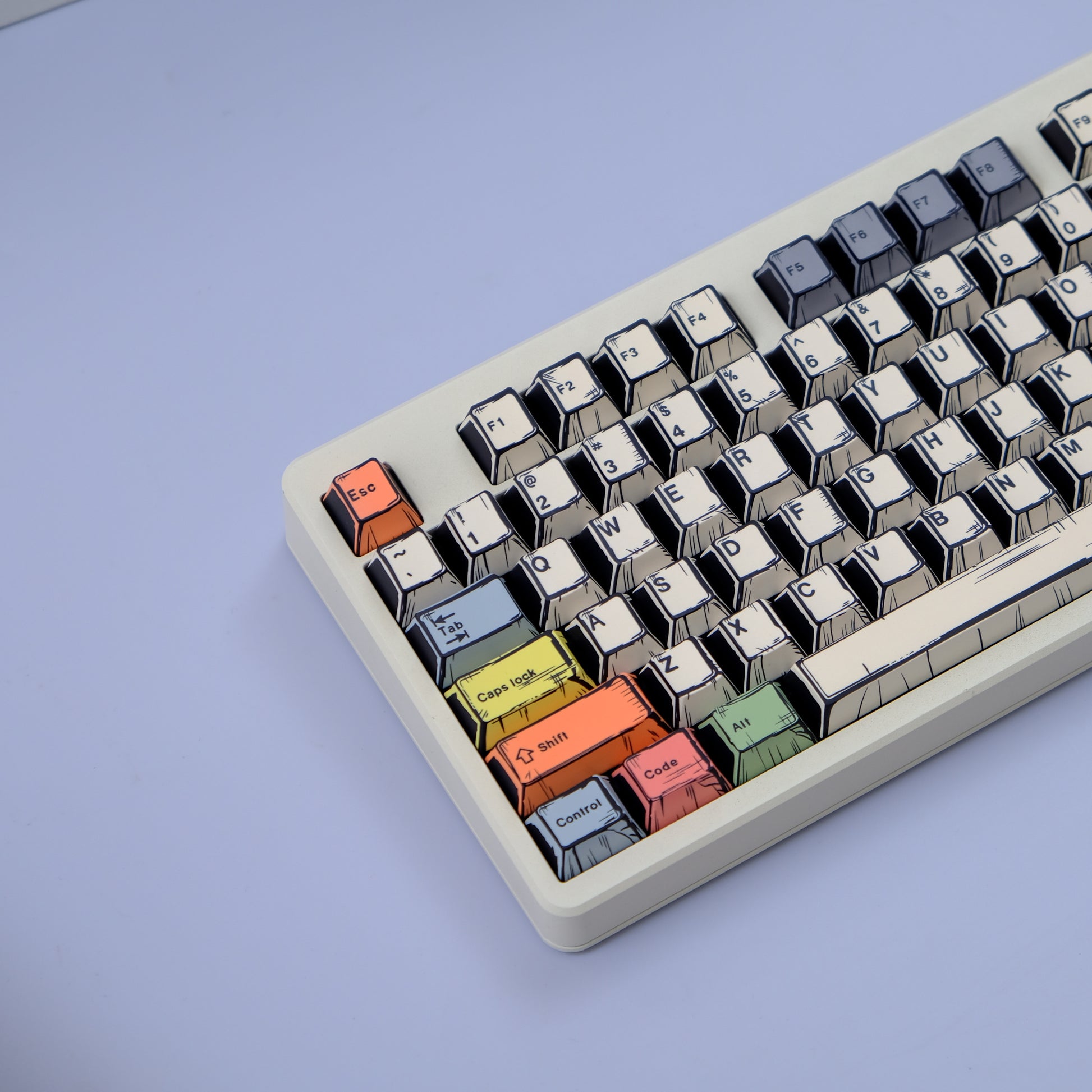 AiFei Canvas Comic PBT Cherry Keycaps - AiFeiKeycap