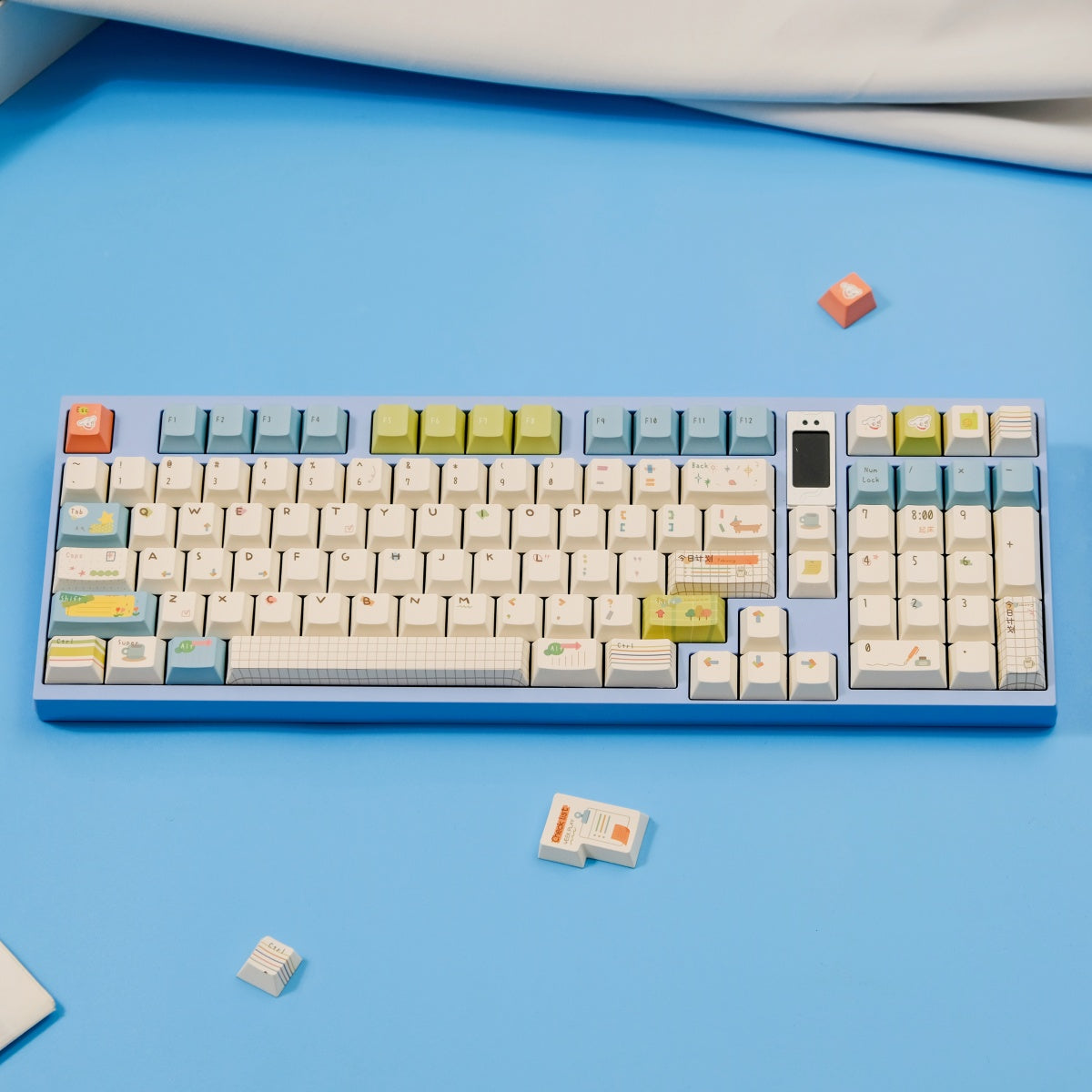 Planner PBT Cherry Profile Keycaps - AiFeiKeycap